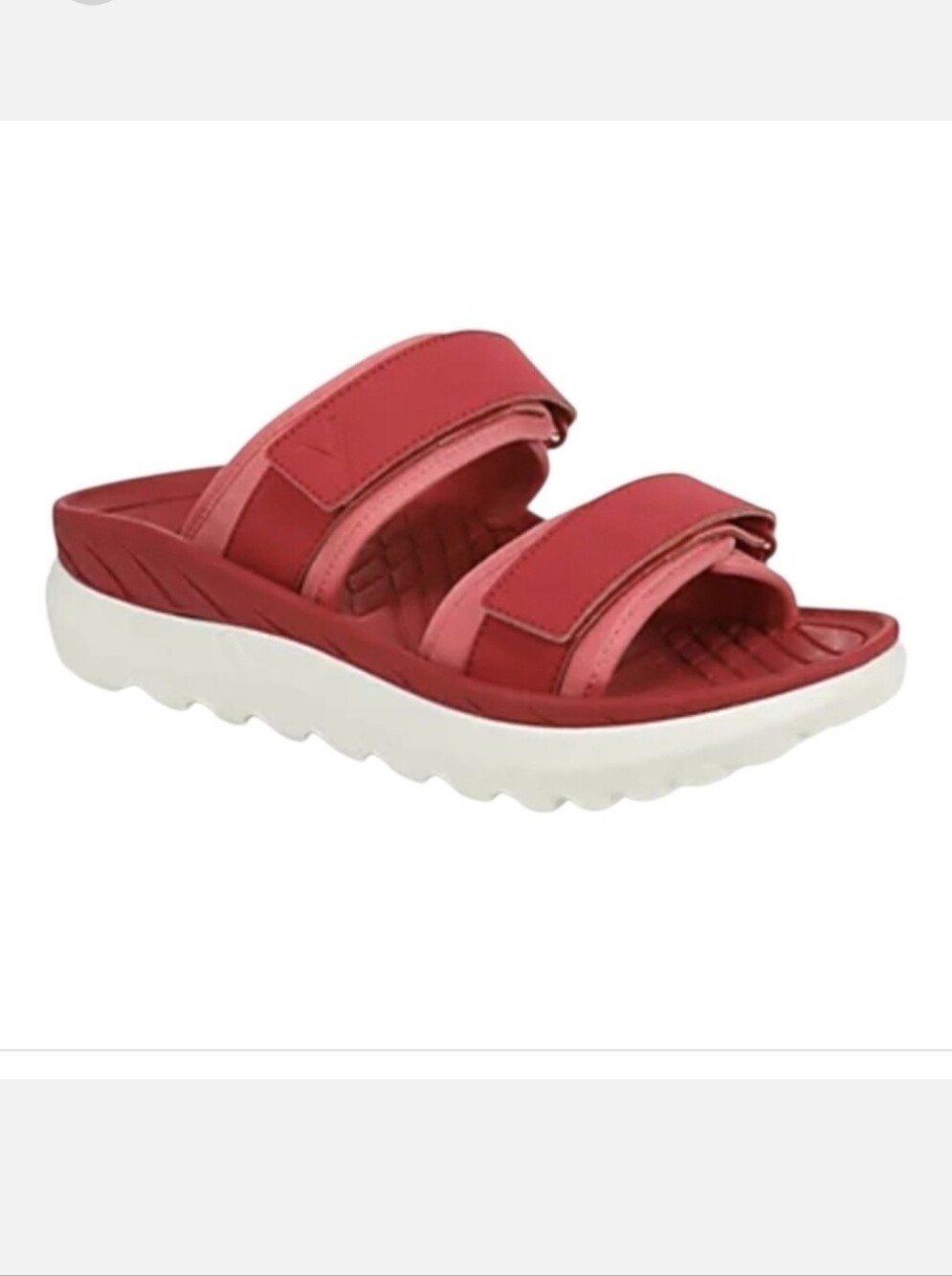 Vionic Renewal Adjustable Red & Pink Slide Sandal Size 9